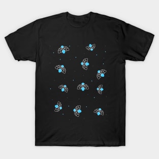 Blue Firefly bugs T-Shirt